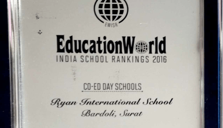 Education World India School Rankings 2016-17 - Ryan International School, Bardoli